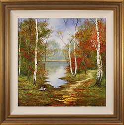 Terry Evans, Original oil painting on canvas, Early Autumn Days Medium image. Click to enlarge