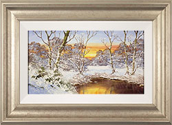 Terry Evans, Original oil painting on canvas, Winter Woodland Medium image. Click to enlarge