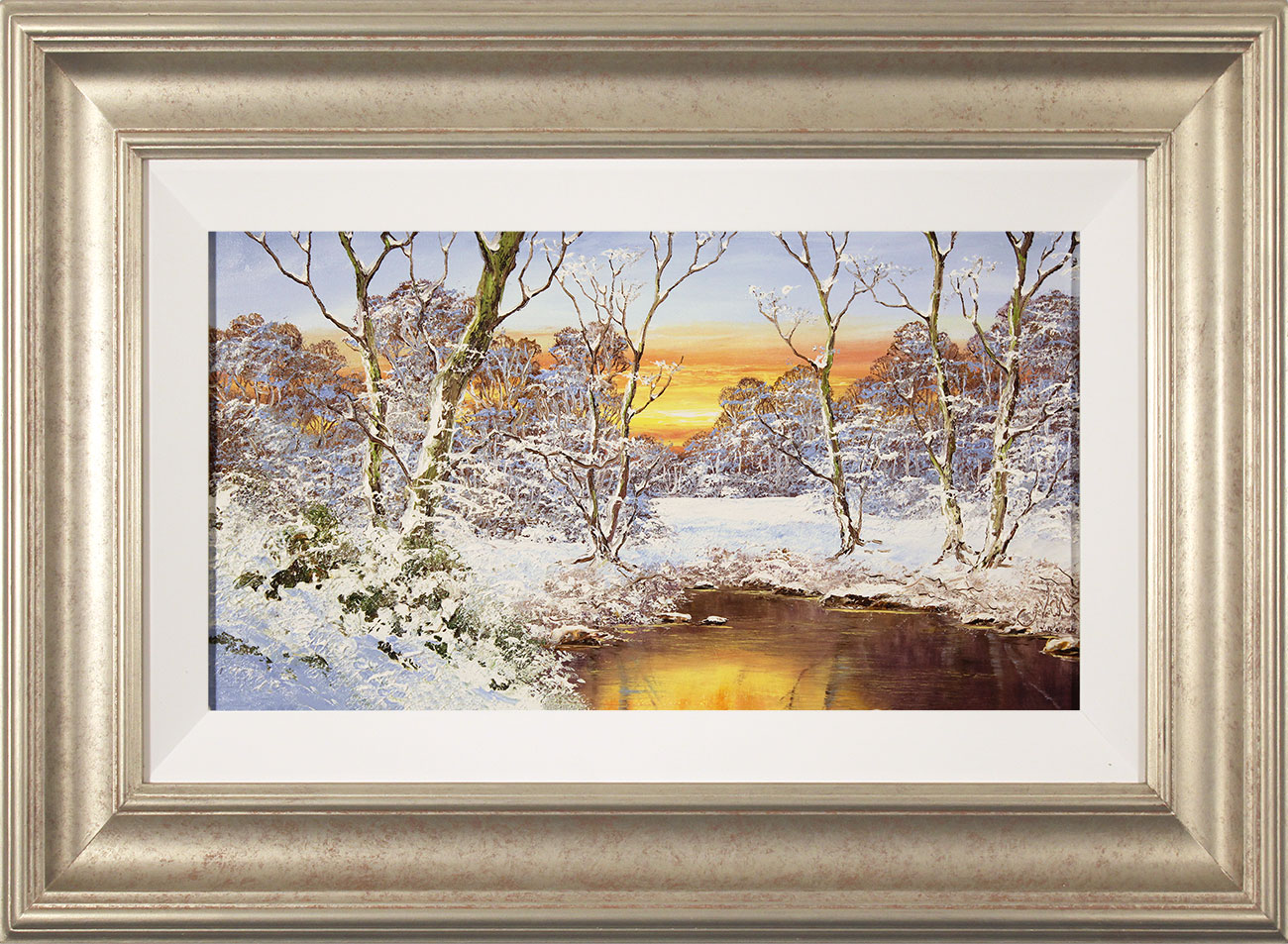 Terry Evans, Original oil painting on canvas, Winter Woodland Click to enlarge
