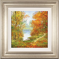 Terry Evans, Original oil painting on canvas, Autumn Gold Medium image. Click to enlarge