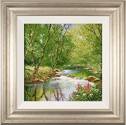 Terry Evans, Original oil painting on canvas, Summer Wood Medium image. Click to enlarge