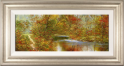 Terry Evans, Original oil painting on canvas, Streamside Medium image. Click to enlarge