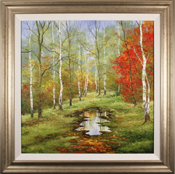 Terry Evans, Original oil painting on canvas, First Taste of Autumn Medium image. Click to enlarge