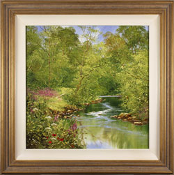 Terry Evans, Original oil painting on canvas, Summer Wood Medium image. Click to enlarge