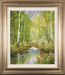 Terry Evans, Original oil painting on canvas, Spring Wood Medium image. Click to enlarge