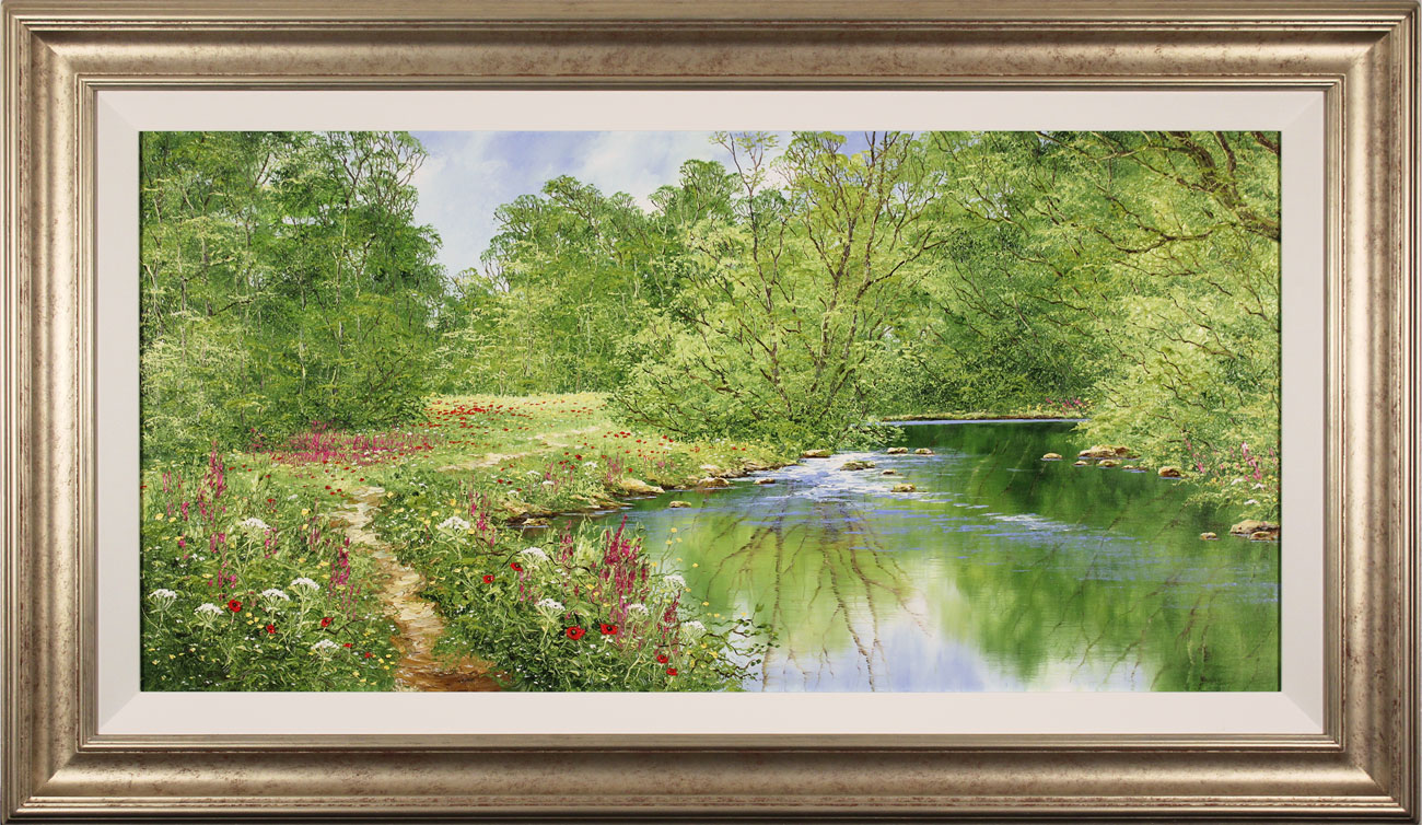 Terry Evans, Original oil painting on canvas, Beckside Trail
