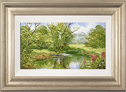 Terry Evans, Original oil painting on panel, Waterside Song Medium image. Click to enlarge