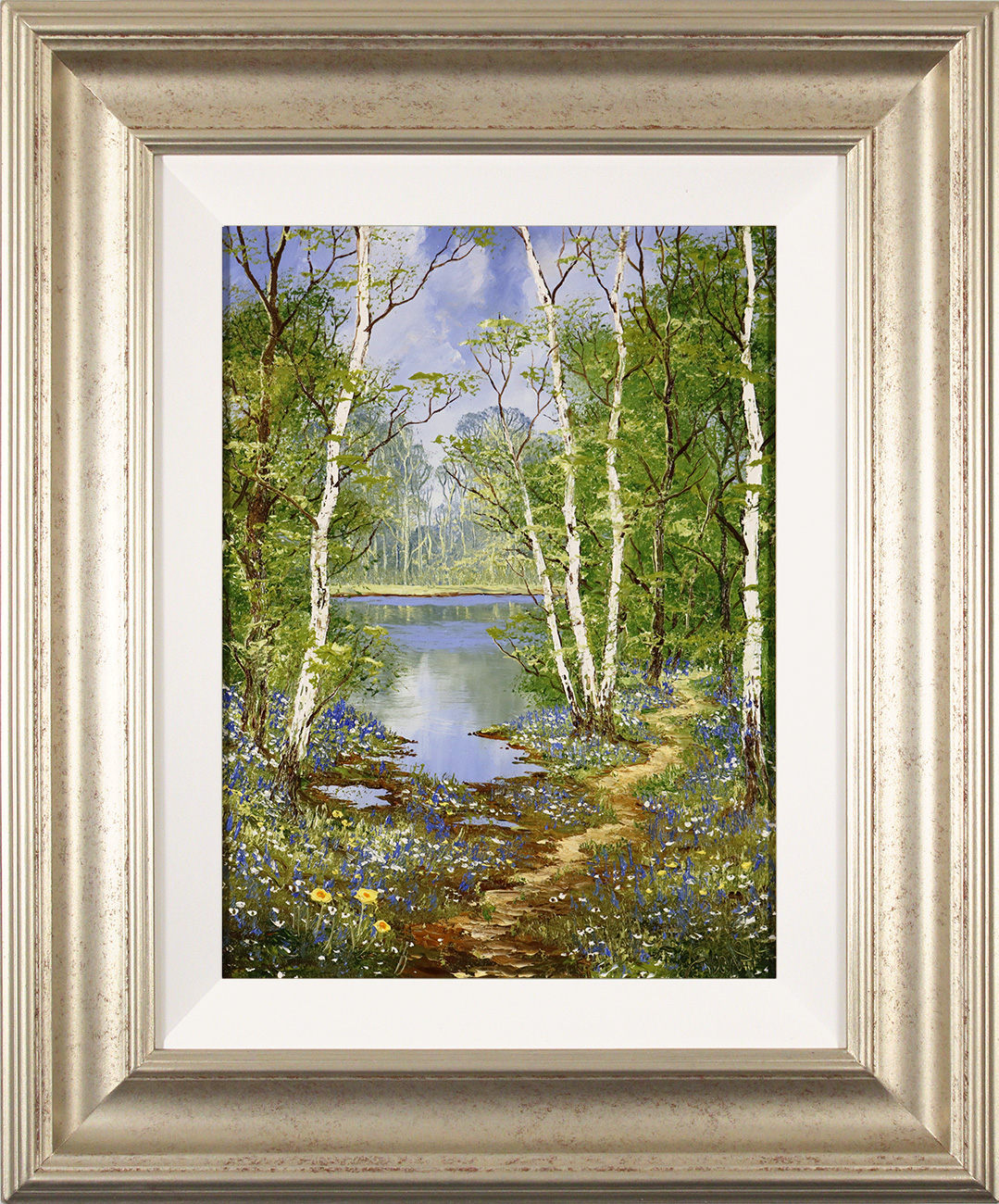 Terry Evans Original oil painting on panel, The Water's Edge, Art to