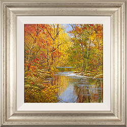 Terry Evans, Original oil painting on panel, Autumn Gold Medium image. Click to enlarge