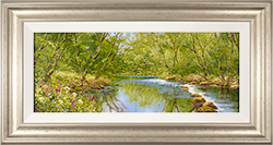 Terry Evans, Original oil painting on panel, Summer Wood Medium image. Click to enlarge