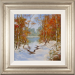 Terry Evans, Original oil painting on panel, First Snowfall Medium image. Click to enlarge