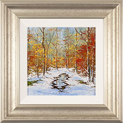 Terry Evans, Original oil painting on canvas, Winter's Approach  Medium image. Click to enlarge