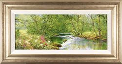Terry Evans, Original oil painting on canvas, Return of Spring, Yorkshire Dales Medium image. Click to enlarge