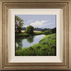Terry Grundy, Original oil painting on panel, High Summer Medium image. Click to enlarge