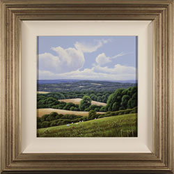 Terry Grundy, Original oil painting on panel, Summer Afternoon, North Yorkshire Medium image. Click to enlarge