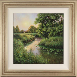 Terry Grundy, Original oil painting on panel, Evening Light Medium image. Click to enlarge