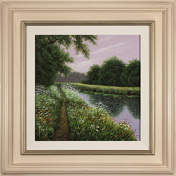 Terry Grundy, Original oil painting on panel, Riverside Walk Medium image. Click to enlarge