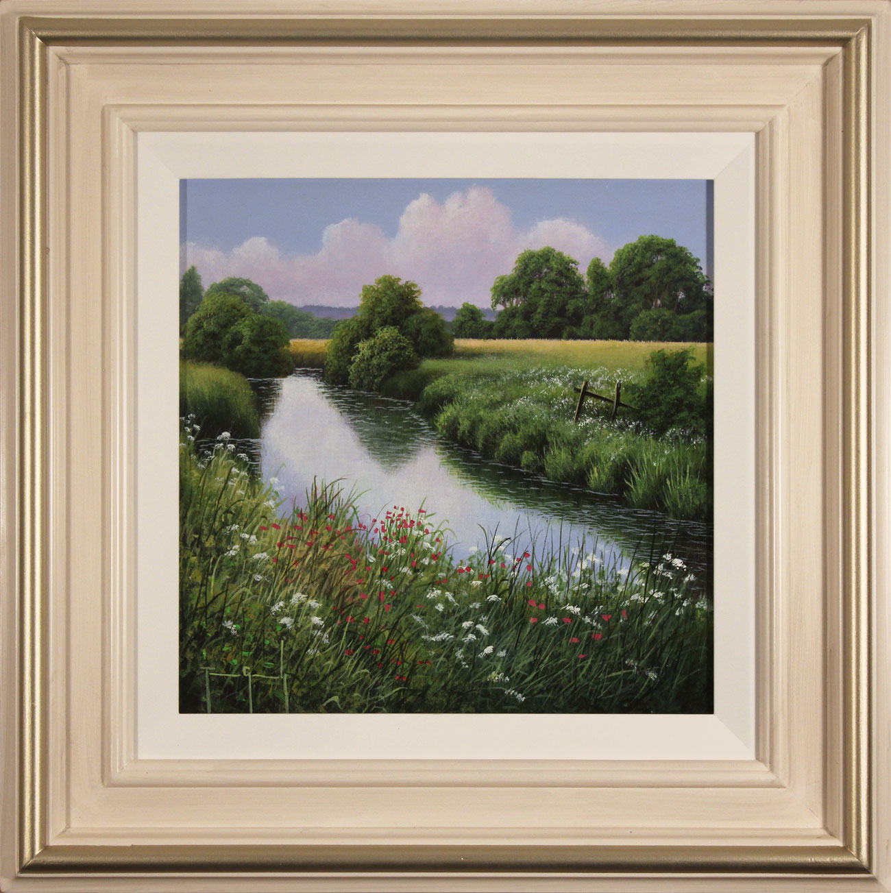 Terry Grundy, Original oil painting on panel, Days of Summer