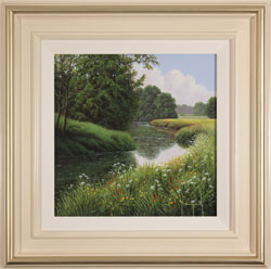 Terry Grundy, Original oil painting on panel, Riverbend Run Medium image. Click to enlarge