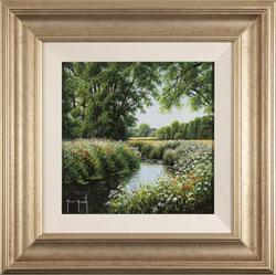 Terry Grundy, Original oil painting on panel, High Summer Medium image. Click to enlarge