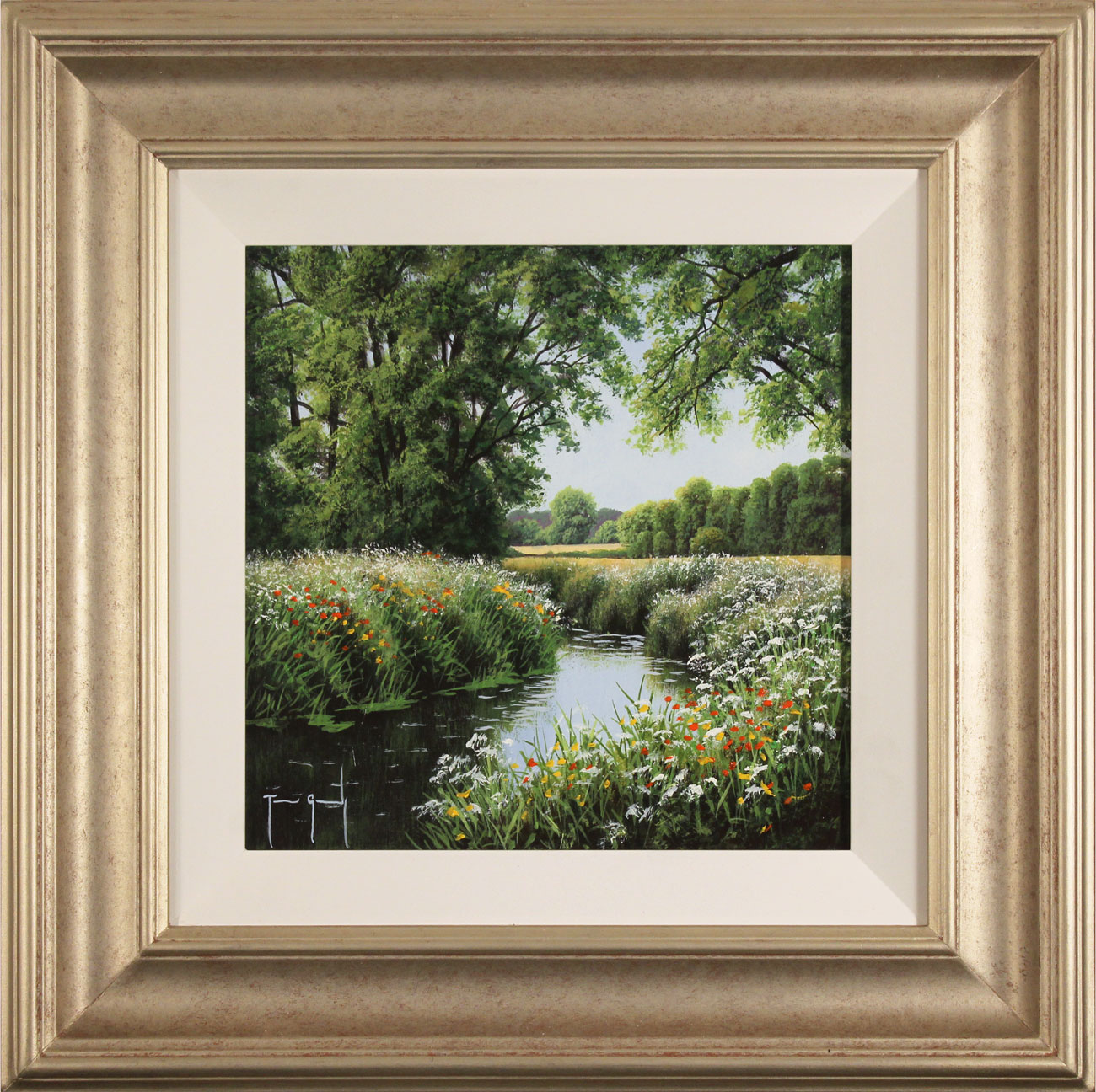Terry Grundy, Original oil painting on panel, High Summer