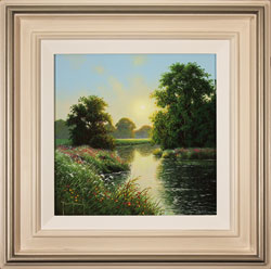 Terry Grundy, Original oil painting on panel, Morning Calm Medium image. Click to enlarge
