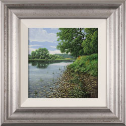 Terry Grundy, Original oil painting on panel, Calm of the River Medium image. Click to enlarge