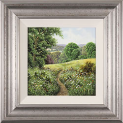 Terry Grundy, Original oil painting on panel, Passage of Meadowsweet  Medium image. Click to enlarge