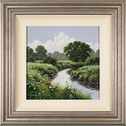 Terry Grundy, Original oil painting on panel, Calm of the River Medium image. Click to enlarge