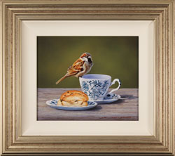 Wayne Westwood, Original oil painting on panel, Afternoon Tea Medium image. Click to enlarge