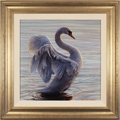 Wayne Westwood, Original oil painting on panel, White Swan Medium image. Click to enlarge