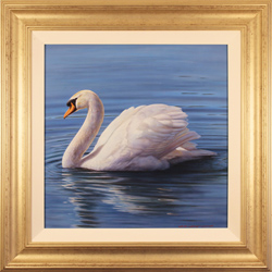 Wayne Westwood, Original oil painting on panel, The Swan Medium image. Click to enlarge