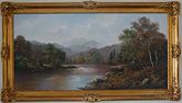 Wendy Reeves, Oil on canvas, River Scene Medium image. Click to enlarge